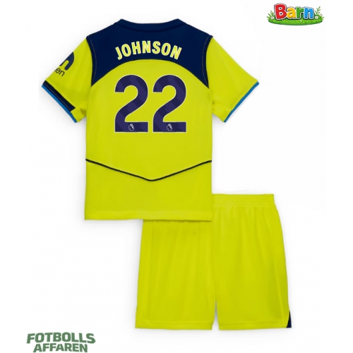 Tottenham Hotspur Brennan Johnson #22 Tredjeställ Barn 2025-26 Kortärmad (+ Korta byxor)